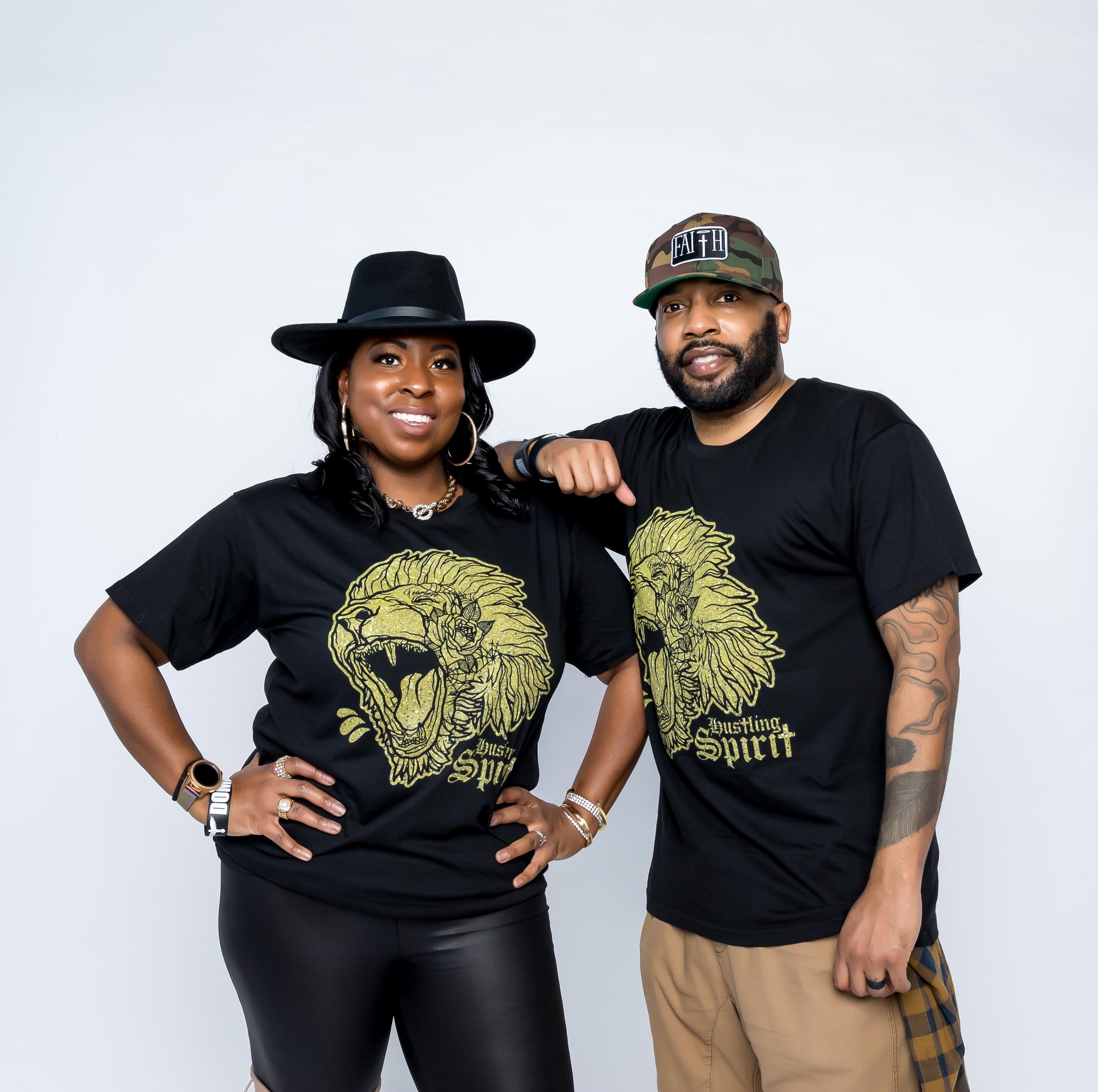 Fearless Lion Gold Shine Tee (Unisex)