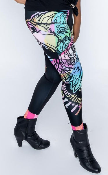 Fearless Lion Multi Colors Leggings