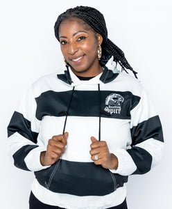 Raven Stripe Hoodie