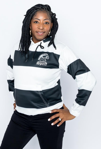 Raven Stripe Hoodie