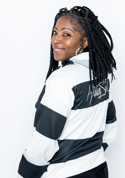 Raven Stripe Hoodie