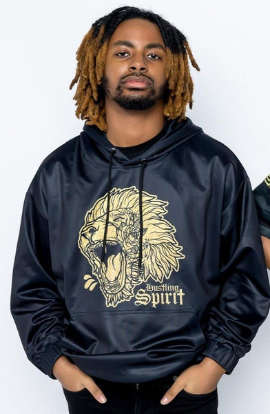 Fearless Lion Gold Shine Hoodie