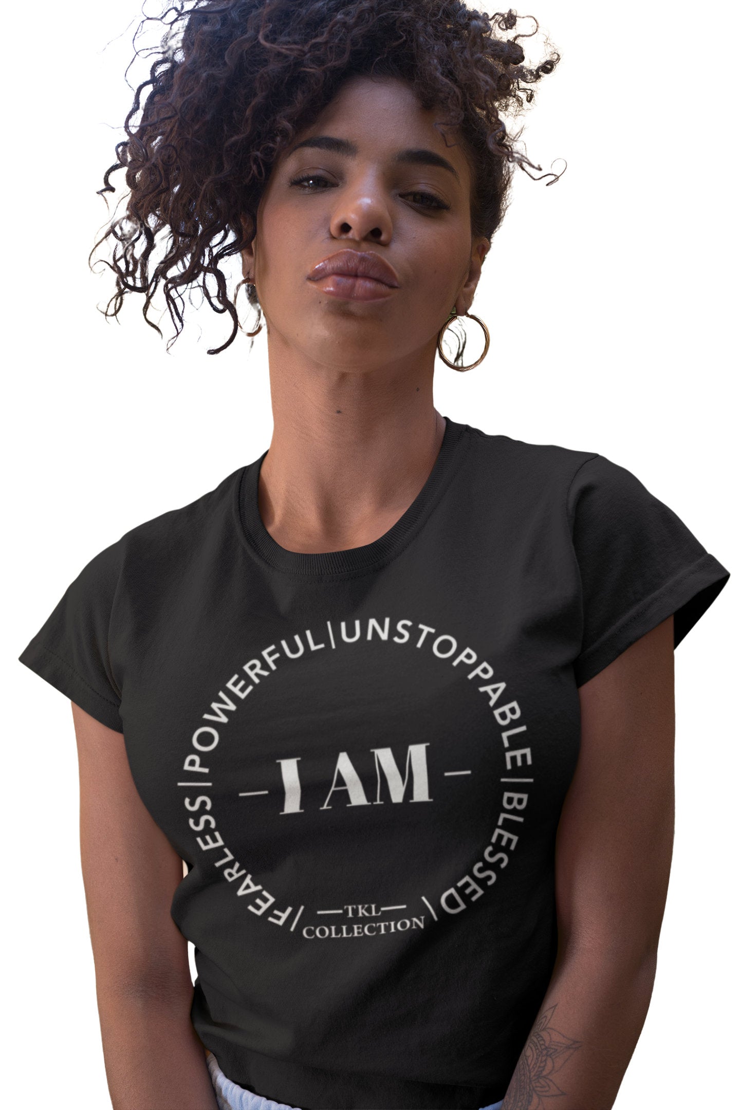 爆売り！ IAMBlackFemaleFitMockup.jpg?v= トップス