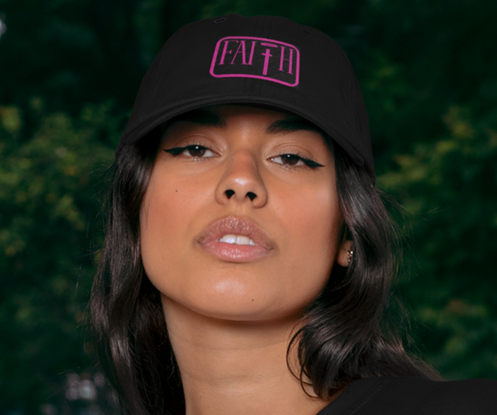 Faith II Classic Dad Hat (Pink)