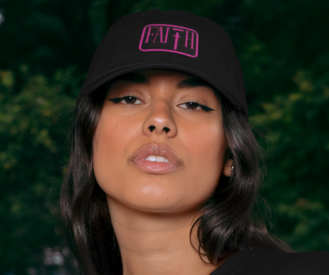 Faith II Classic Dad Hat (Pink)