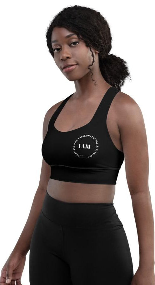 I AM Sports Bra (XS-3XL) – HustlingSpirit