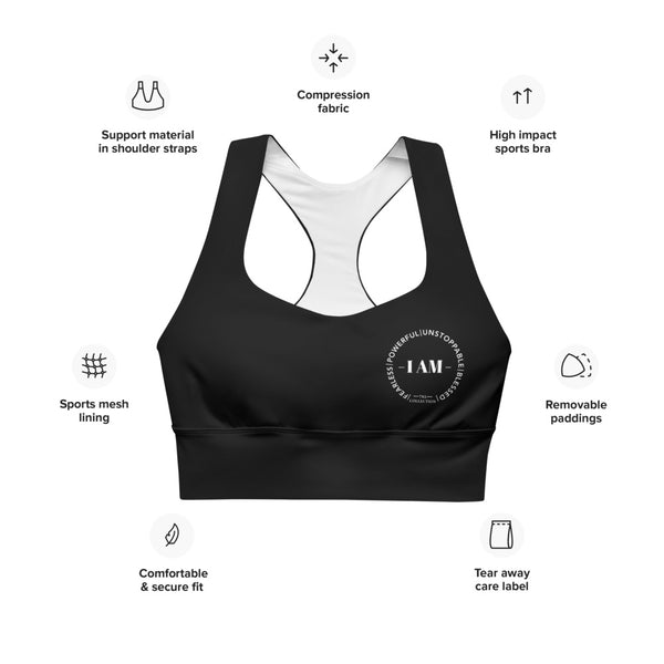 "I AM" Sports Bra (XS-3XL)