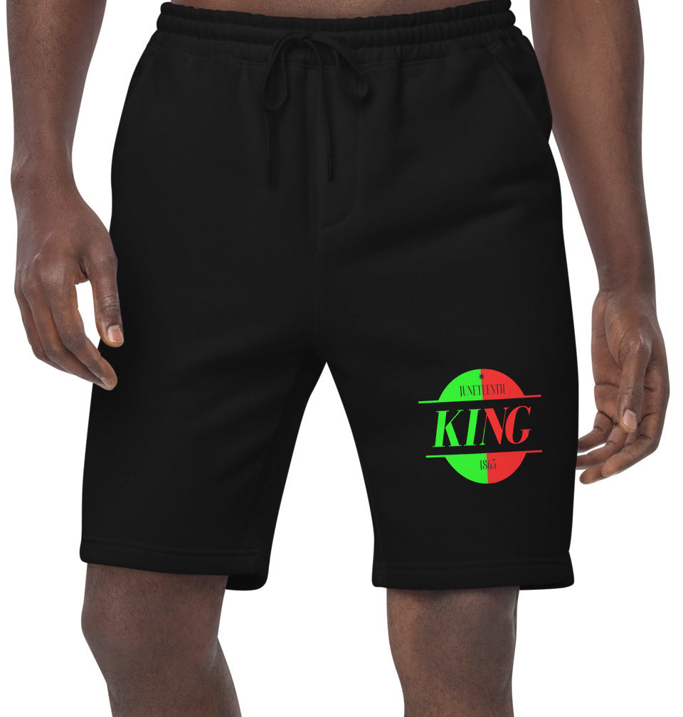 KING/QUEEN X FREEDOM Unisex fleece Shorts (S-2XL)