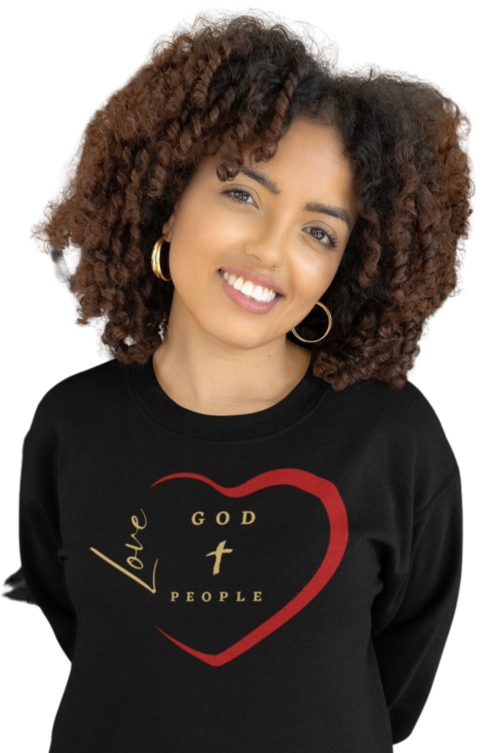 Love GOD Love People Unisex Sweatshirt (S-5XL)