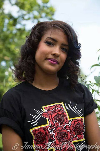 Rose Cross Vintage Graphic Unisex T-Shirt (S-5XL)