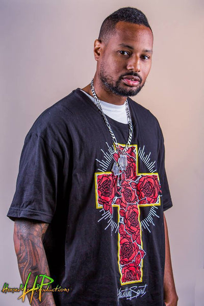 Rose Cross Vintage Graphic Unisex T-Shirt (S-5XL)