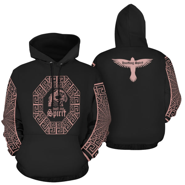 Raven Octagon Unisex Hoodie II (Rose Gold)