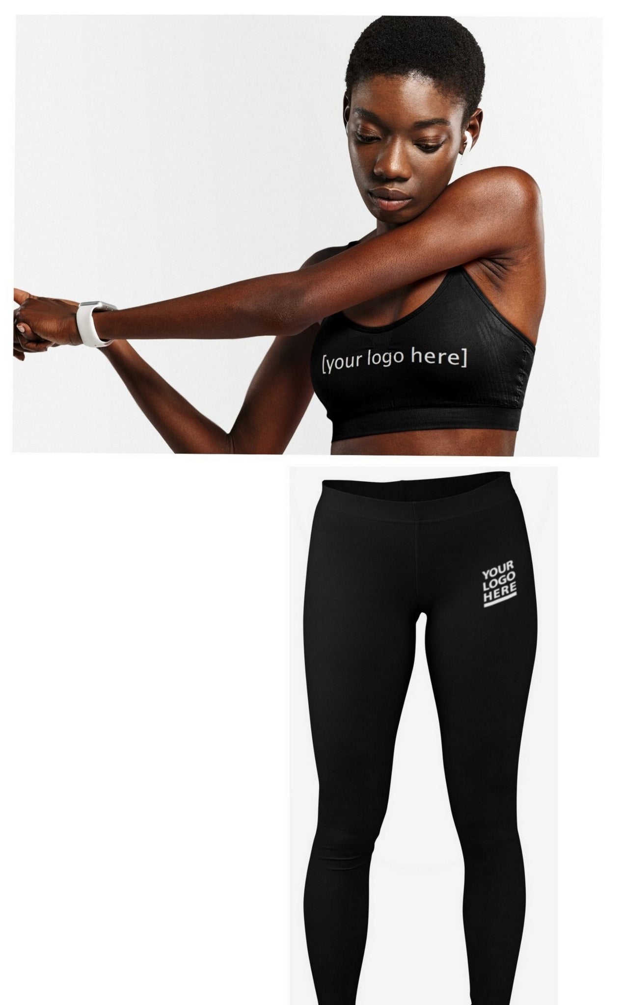 Alumni Sports Bra & Leggings 2 Piece-Set  (Qty = 10/20)