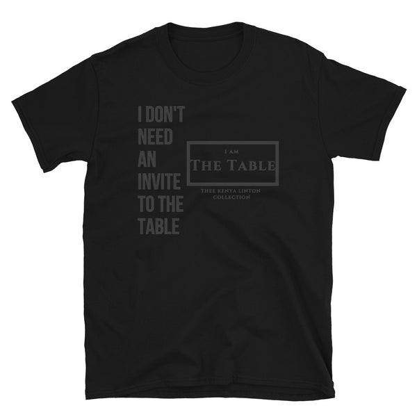 I AM The Table Black-Out Limited-Edition Tee