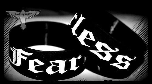 FEARLESS 1-inch Silicone Wristband (*Debossed) (Qty: 1/per order)