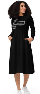 TKL Long Sleeve Dress w/Pockets (XXS-6XL)