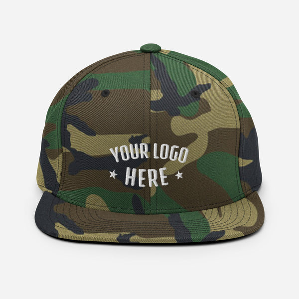 Custom Embroidered Snapback Hat (Qty=1)