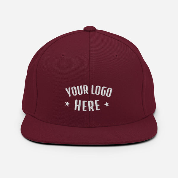Custom Embroidered Snapback Hat (Qty=1)