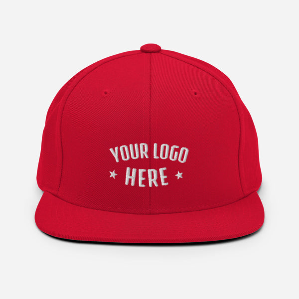 Custom Embroidered Snapback Hat (Qty=1)