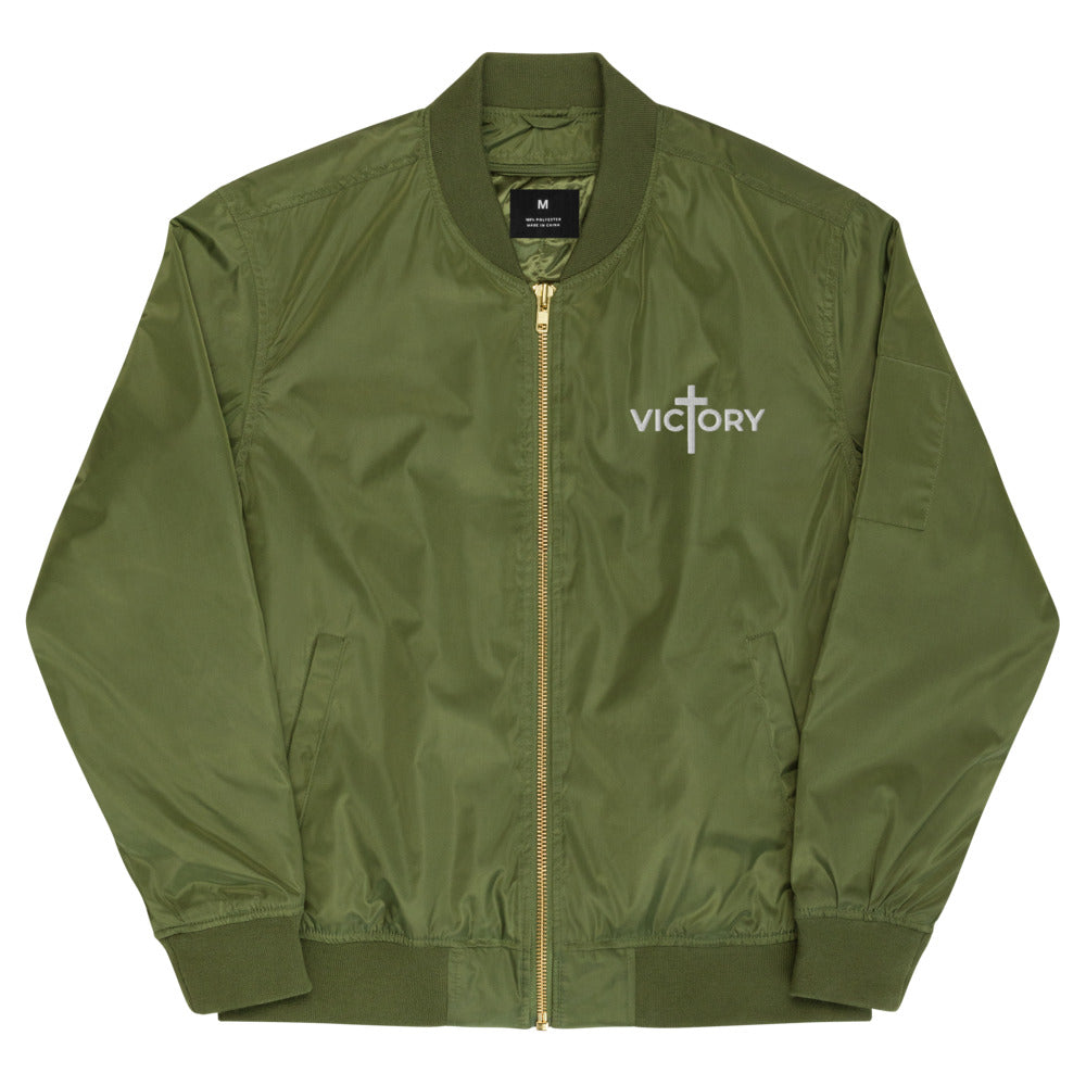 Victory Essential Premium recycled bomber jacket (XS-3XL