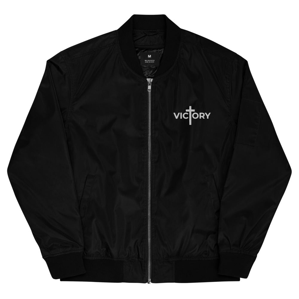 Victory Essential Premium recycled bomber jacket (XS-3XL