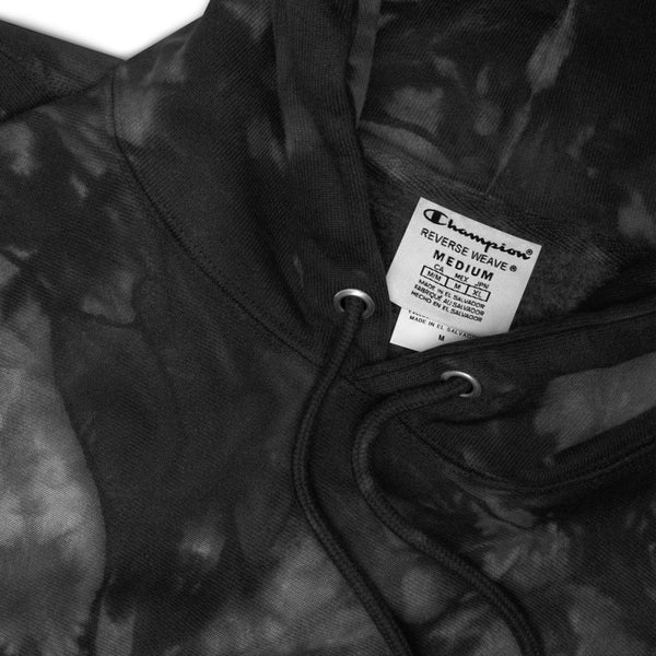 Alumni  Embroidered Unisex Champion tie-dye hoodie