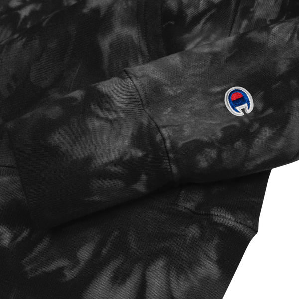 Faith Unisex Hustling Spirit X Champion Tie-Dye Embroidered Hoodie
