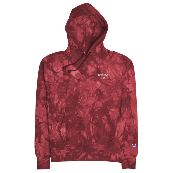 Alumni  Embroidered Unisex Champion tie-dye hoodie