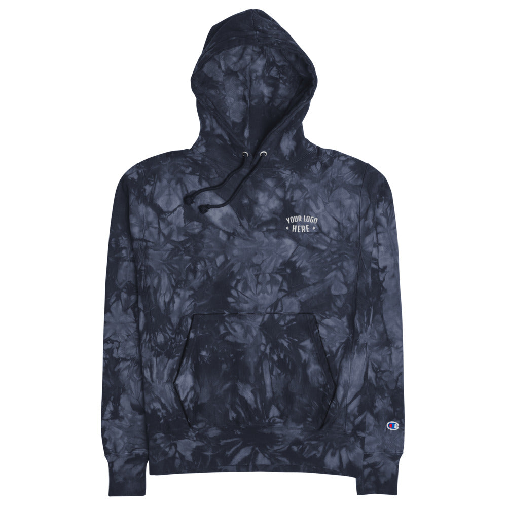 Alumni  Embroidered Unisex Champion tie-dye hoodie