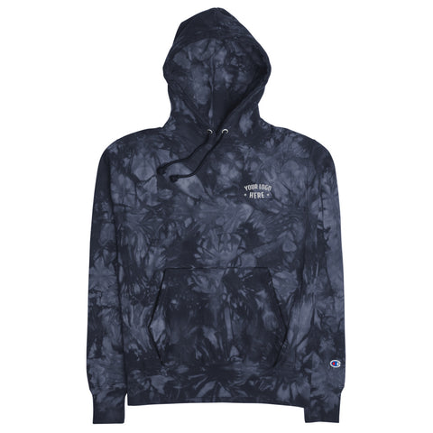 Alumni  Embroidered Unisex Champion tie-dye hoodie