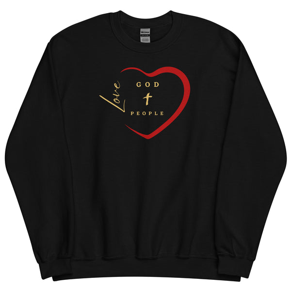Love GOD Love People Unisex Sweatshirt (S-5XL)