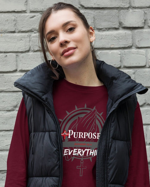 Purpose Over Everything Unisex Long Sleeve Tee (S-2XL)