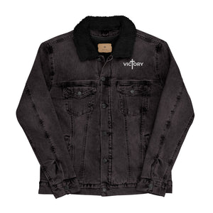 Victory Essential Embroidered Denim Trucker Jacket (XS-3XL)
